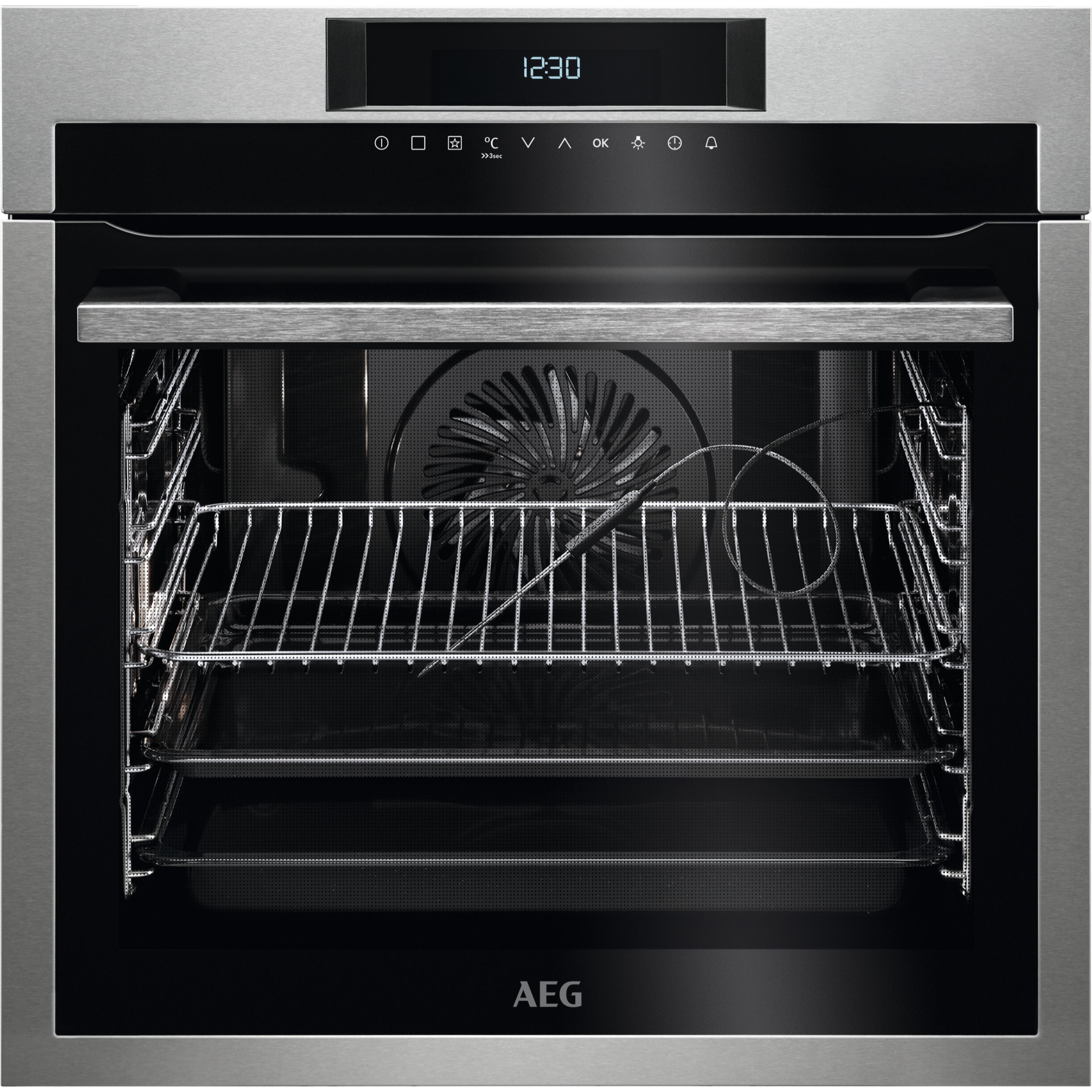 AEG Horno multifunción Serie 7000 SenseCook con Display LCD BPE642120M
