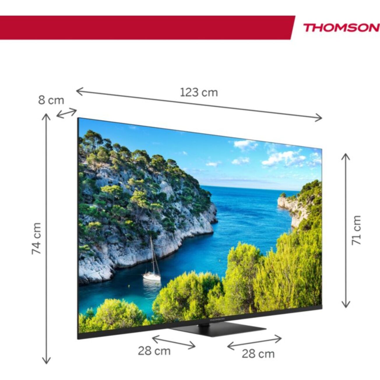 TV LED THOMSON 55UG5C14 2024