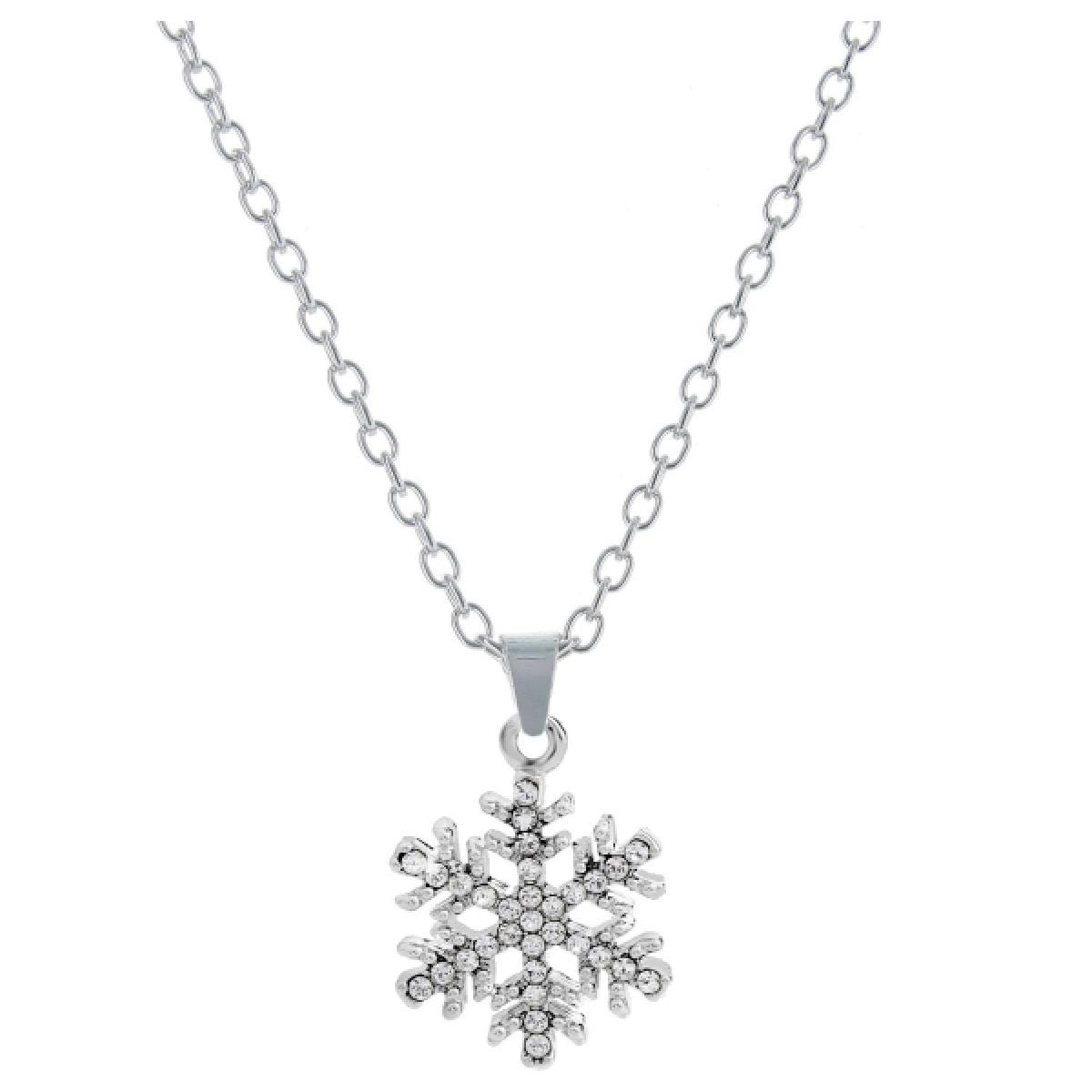 Collar Snowflake adornado con cristales de Swarovski