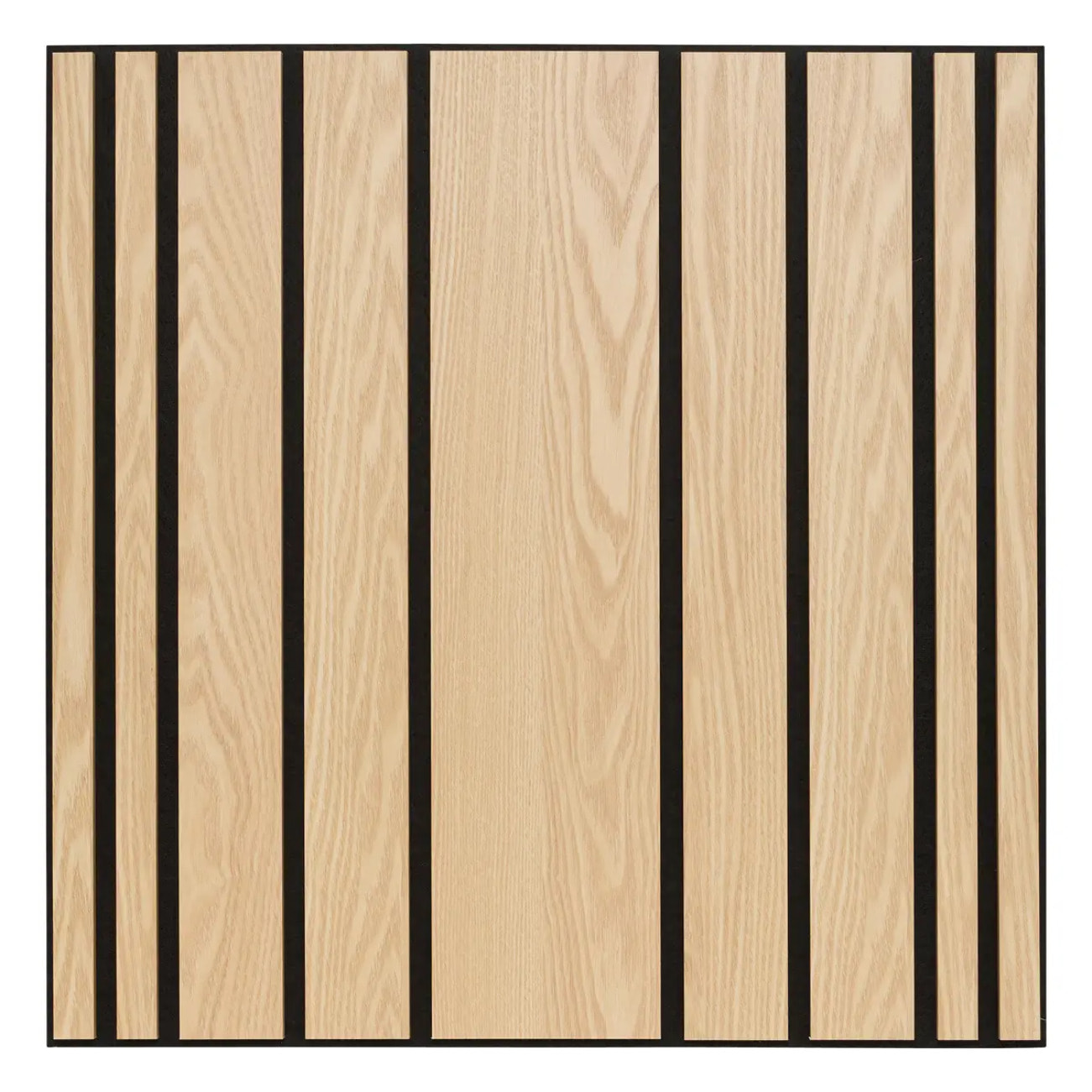 Panneau décoratif mural Colva beige fond noir 60x60cm