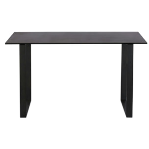 Table céramique gris foncé 135 cm TORONTO