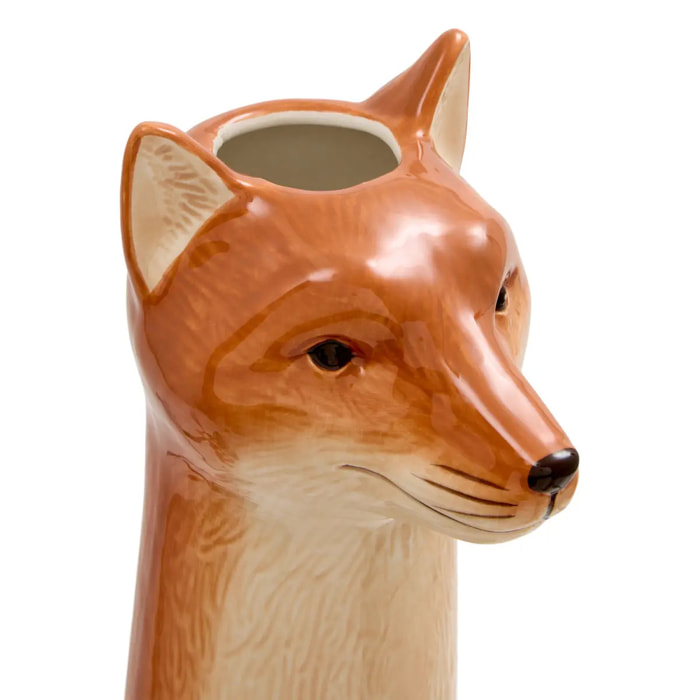 Vase en céramique renard Lisière H.25cm