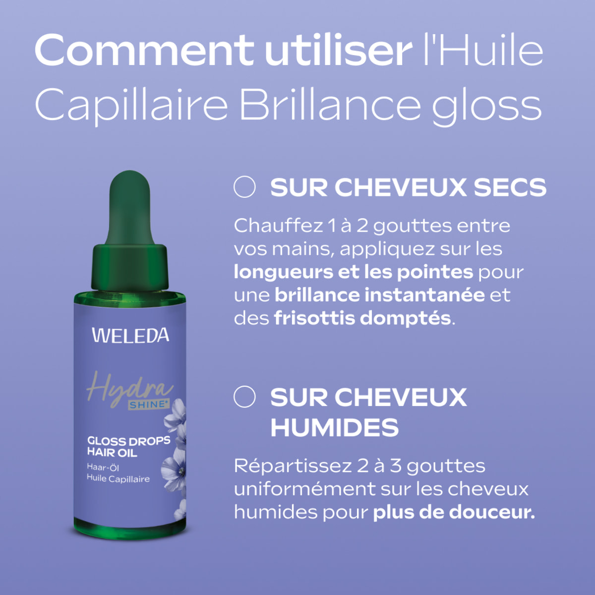 WELEDA - HydraShine Huile Capillaire - 30 ml