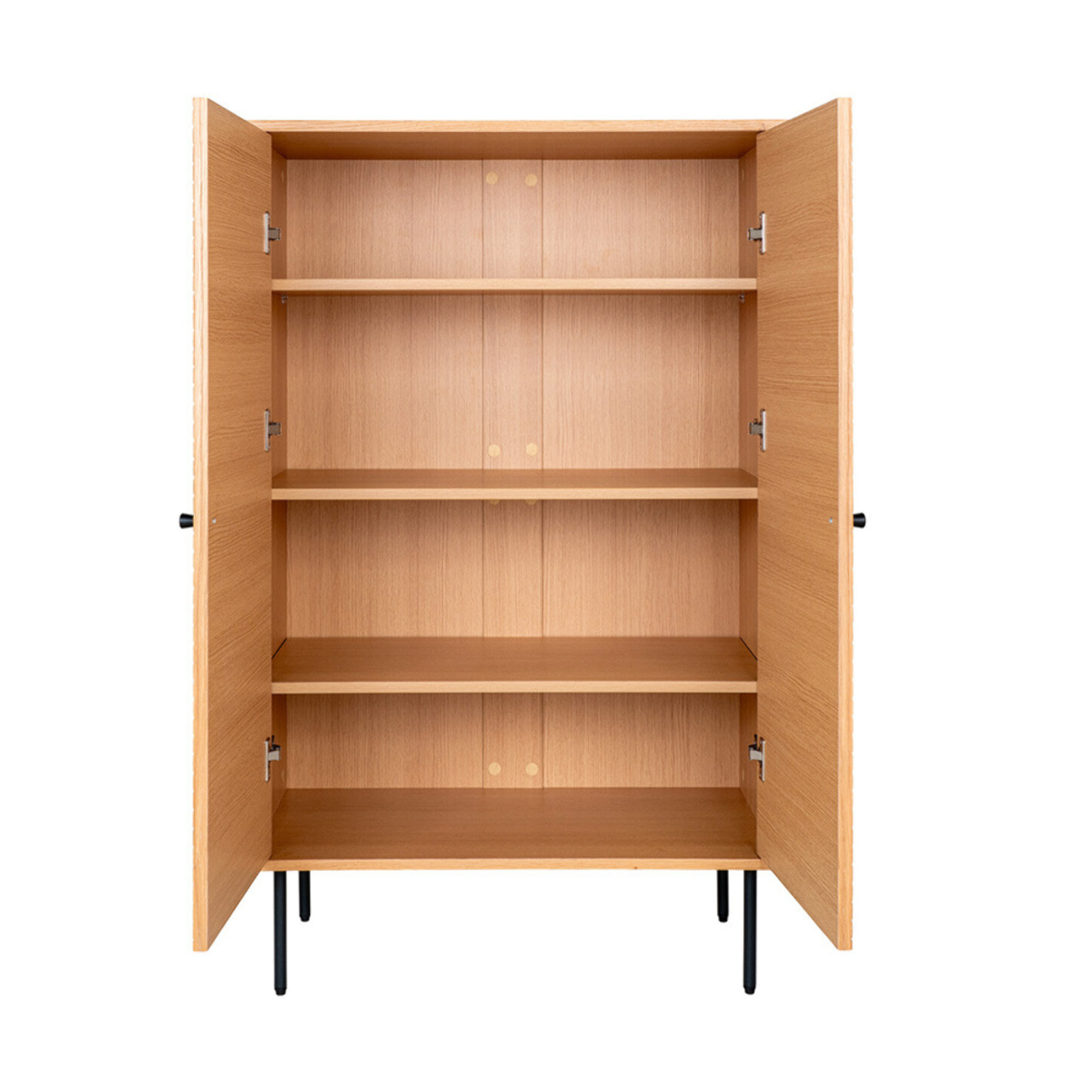 Tolga - buffet haut - chêne - 80x130 cm - Bois