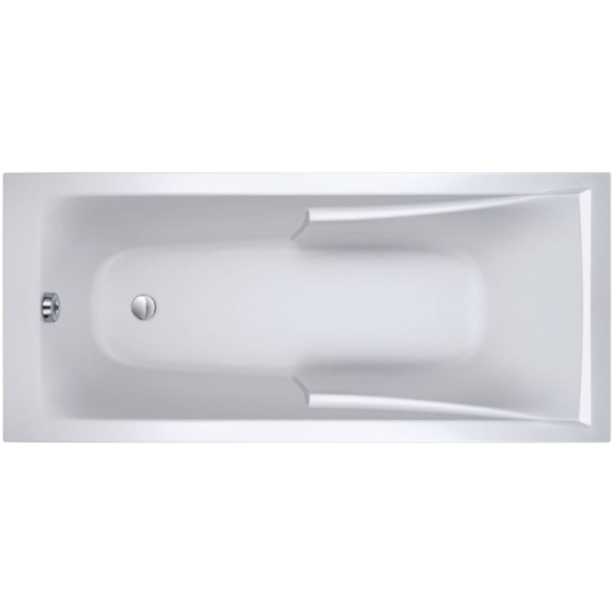 Baignoire Corvette + pare bain 2 volets chromé
