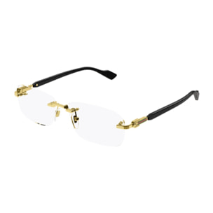 Gafas de Vista Gucci GG1221O-001 de Metal Hombre 56 mm