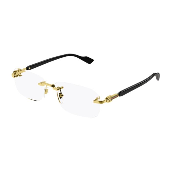 Gafas de Vista Gucci GG1221O-001 de Metal Hombre 56 mm