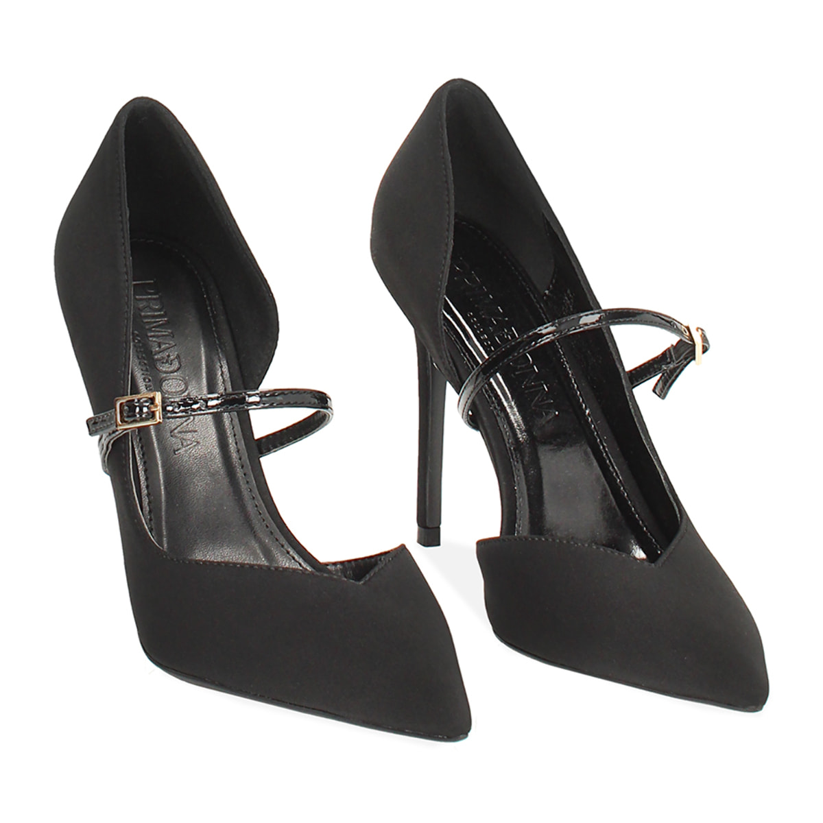 Décolleté donna nere, tacco 11 cm