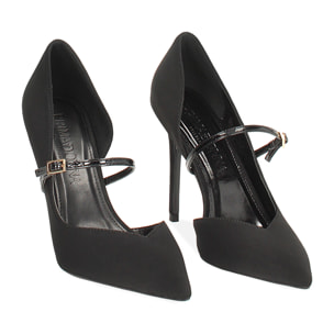 Décolleté donna nere, tacco 11 cm