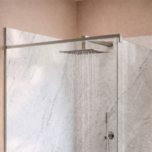 Pack 2 Panneaux Muraux Pierre Artic Storm 80x210cm + Profilés Chrome - STONE'IT