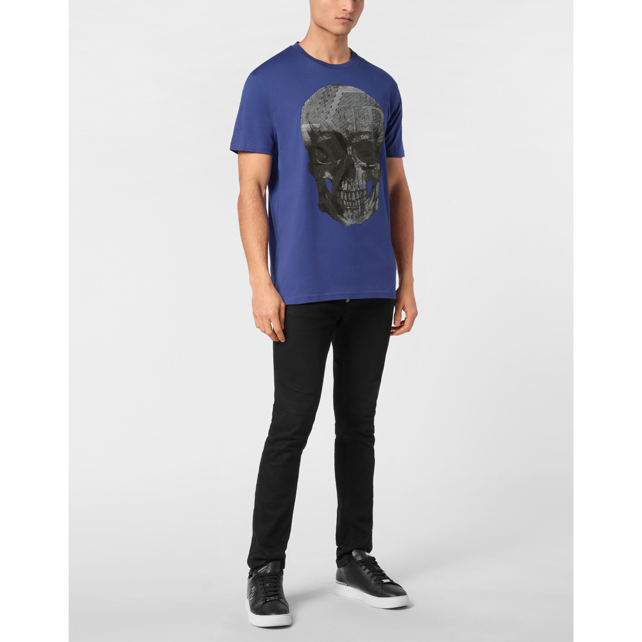 PHILIPP PLEIN Camiseta Cuello Redondo SKULL