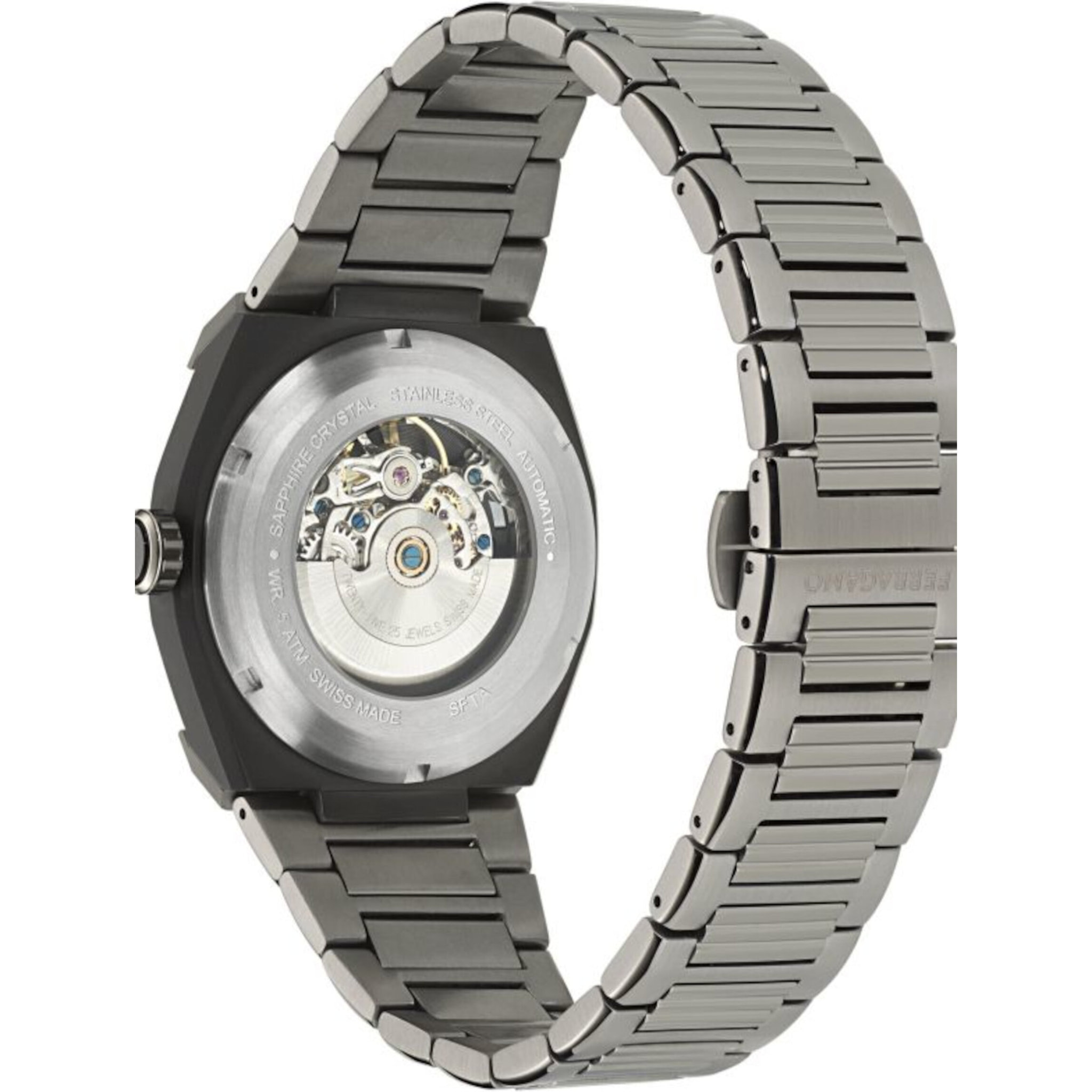 Ferragamo Orologio Analogico Al Quarzo Ta-Supreme Skeleton-Fw