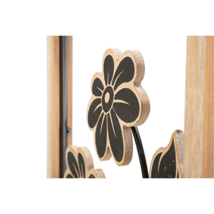 PANNELLO IN FERRO E LEGNO GIRISH -A- CM 30X2,5X60