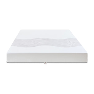 Matelas Sensitive, 21 cm, Mémoire de Forme, Soutien Ferme, Déhoussable, Fabrication Française