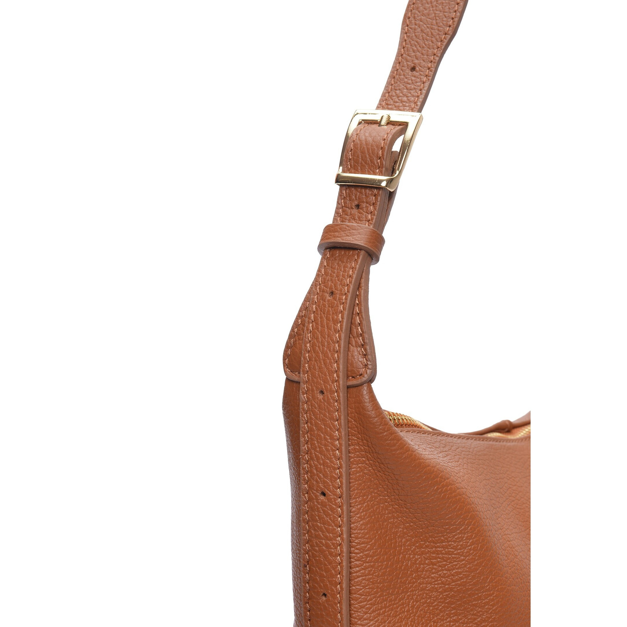 Borsa a tracolla Anna Luchini Cammello