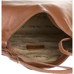 Borsa a spalla da donna Made in Italy - Modello Divina - 100% pelle - 36.0 x 31.0 x 12.0 cm