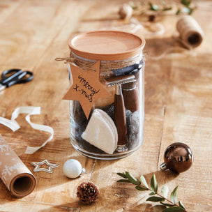 Pot de conservation en verre Pure Jar Wood - Luminarc