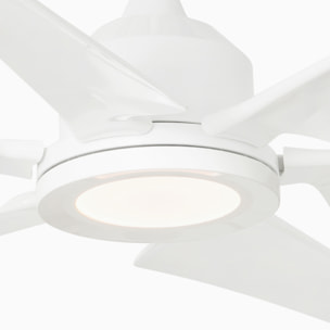 CIES XL LED ventilatore da soffitto bianco DC