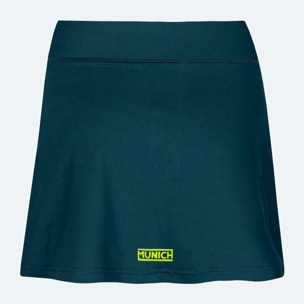 WOMAN BASIC SKIRT TOUR PETROLEUM