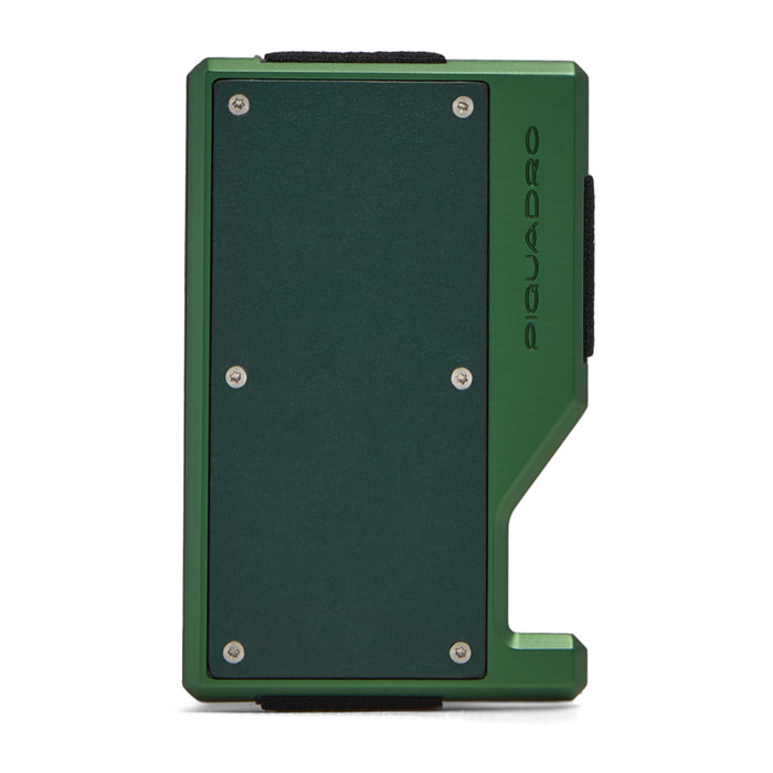 Piquadro Portacarte di credito MagSafe® con fascia elastica