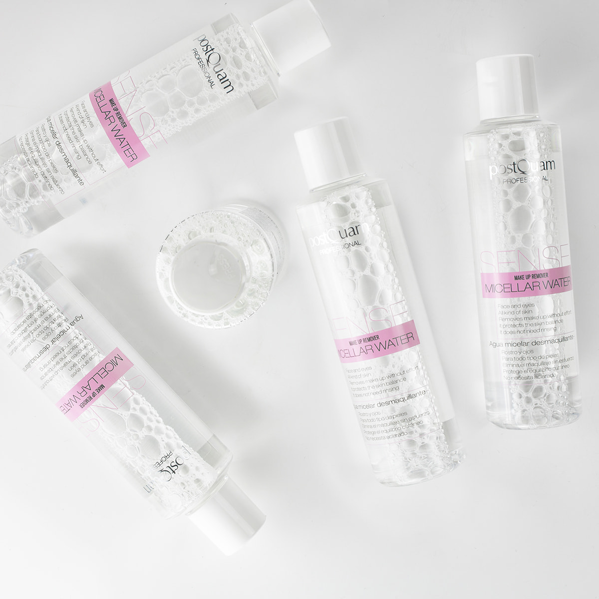 Eau micellaire démaquillante visage 200 ml.