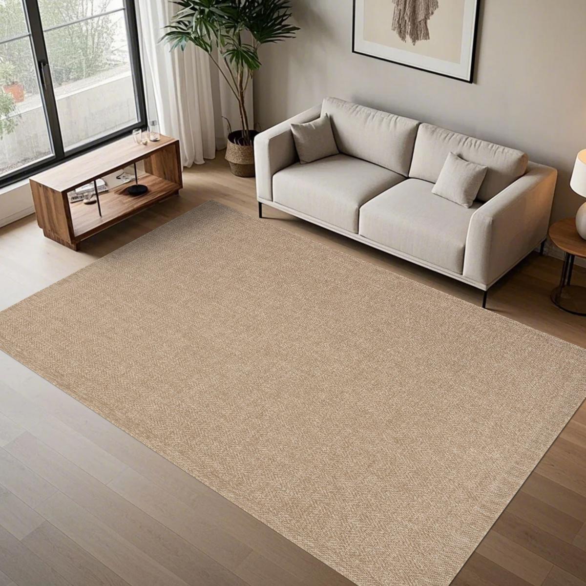 Tapis extérieur intérieur NOLIM aspect jute motif uni