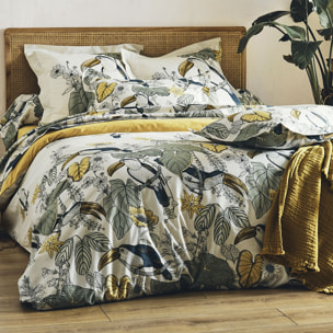 Ensemble draps et traversin Toco - Kaki