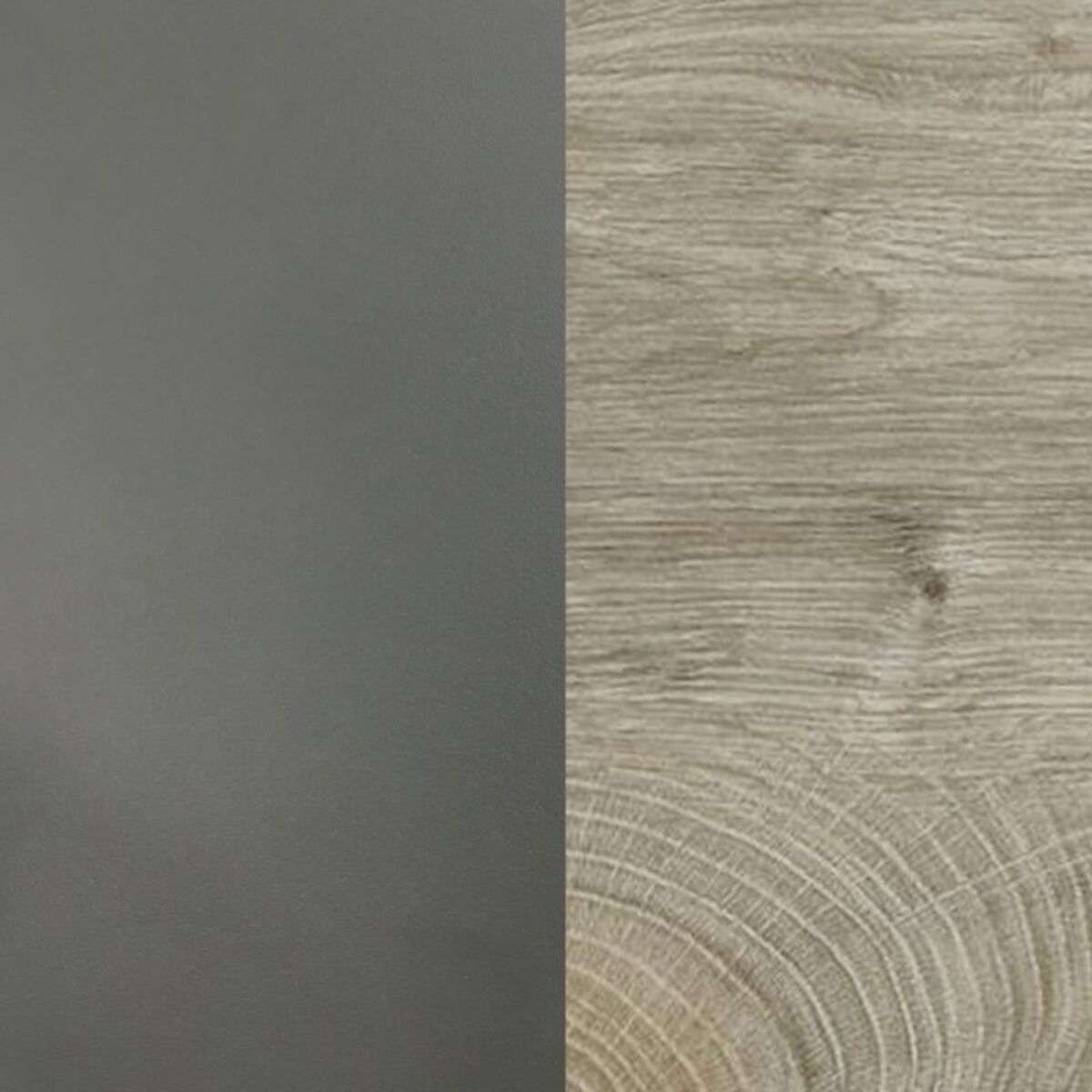 Mesa de escritorio Elan 3 cajones Roble Alaska - Gris Antracita