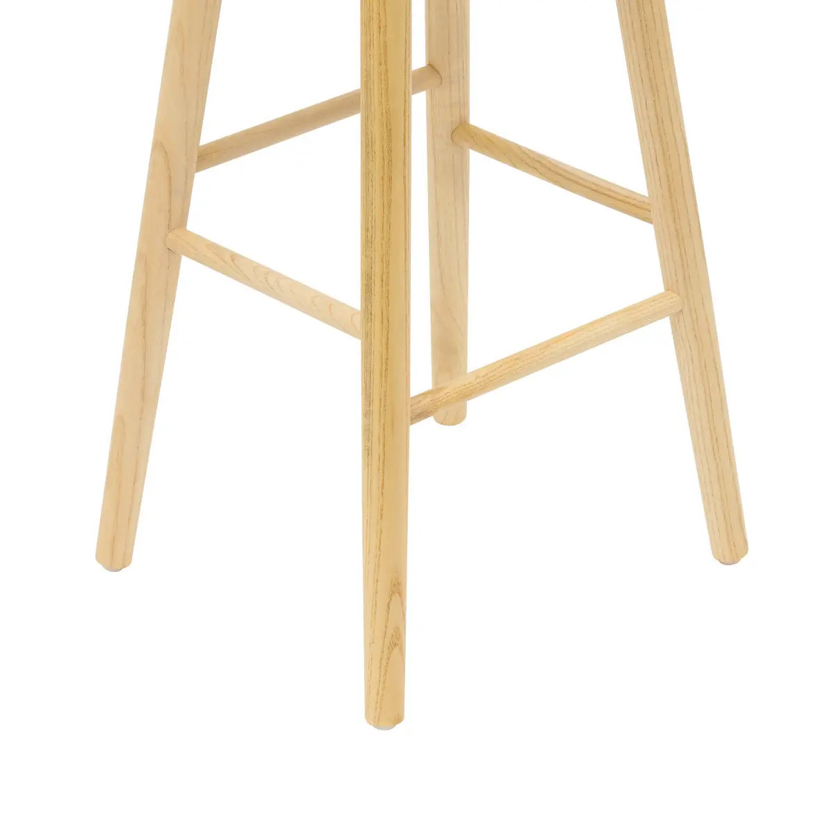 Tabouret de bar Senka ovale H.71cm beige