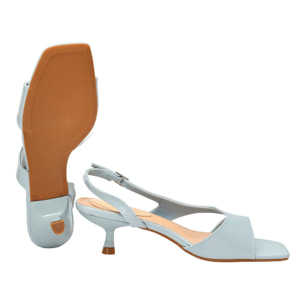 Sandali cinturino regolabile - tacco 6,0 cm