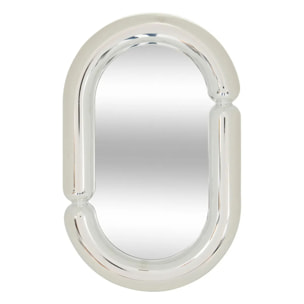 Miroir à poser Sky H.30cm plastique argent