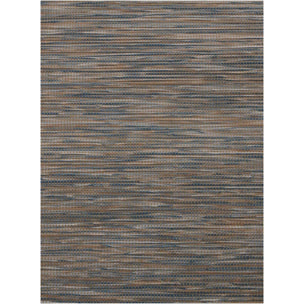 Tapis extérieur 80x150 tissé kilim bleu SUNDANCE