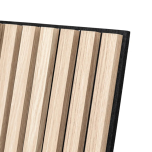 Panneau décoratif mural Colva bois clair 120x60cm