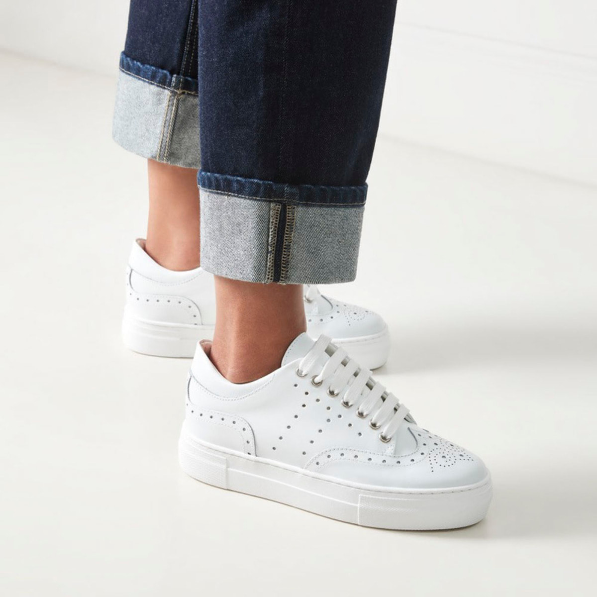 Sneaker British Passport Bianco