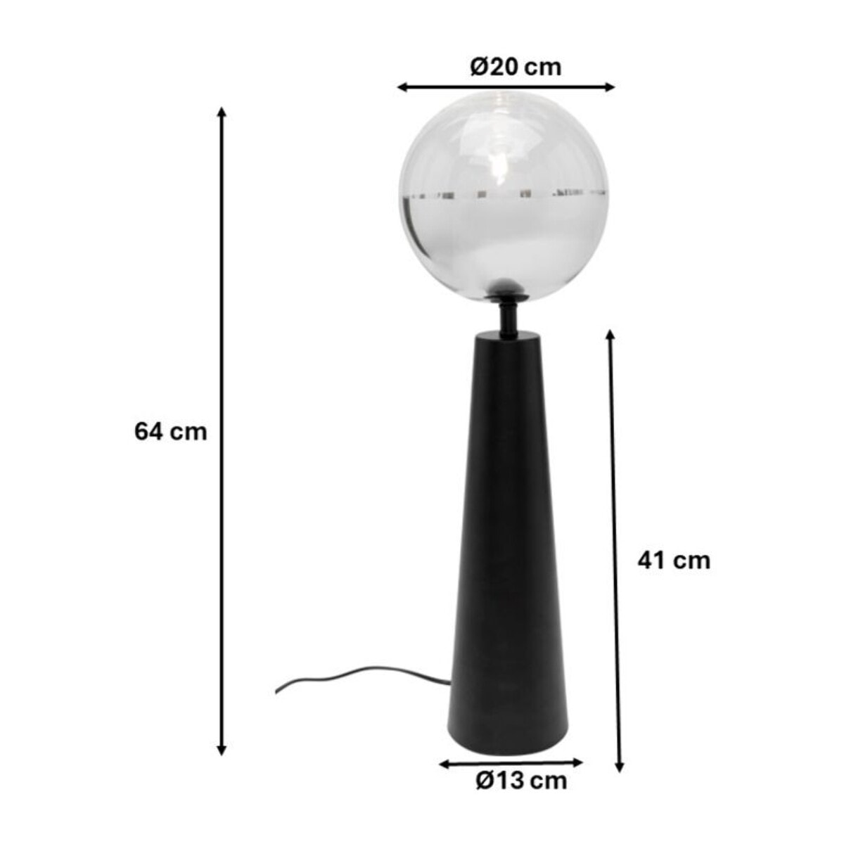 Lampe Disco Ball 64cm Kare Design