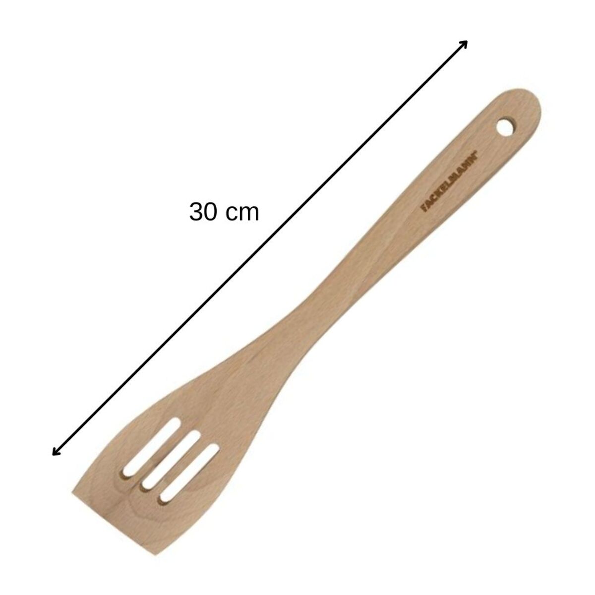 Ensemble de 2 Spatules de cuisine ajourée 30 cm Fackelmann