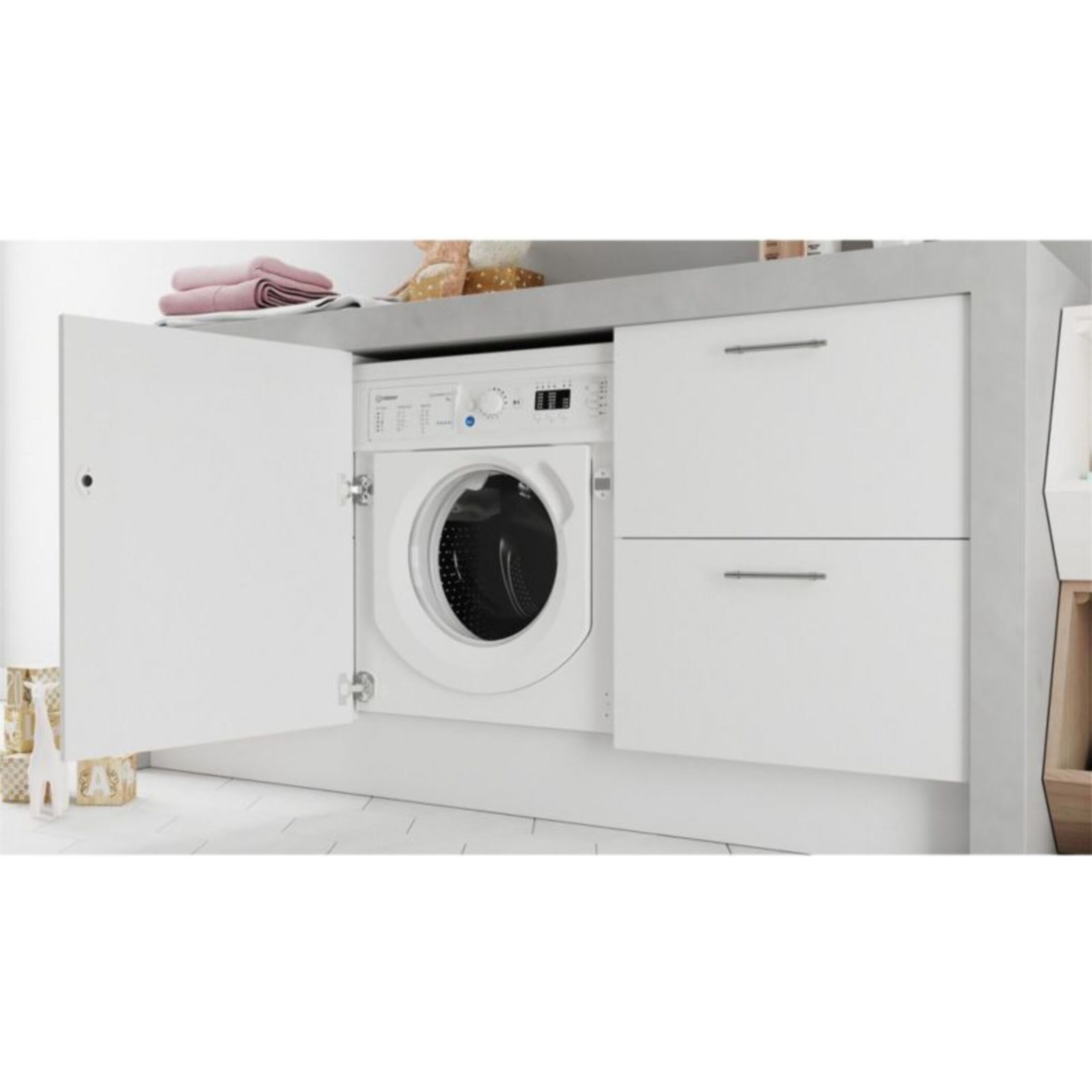 Lave linge hublot encastrable INDESIT BIWMIL9146FR