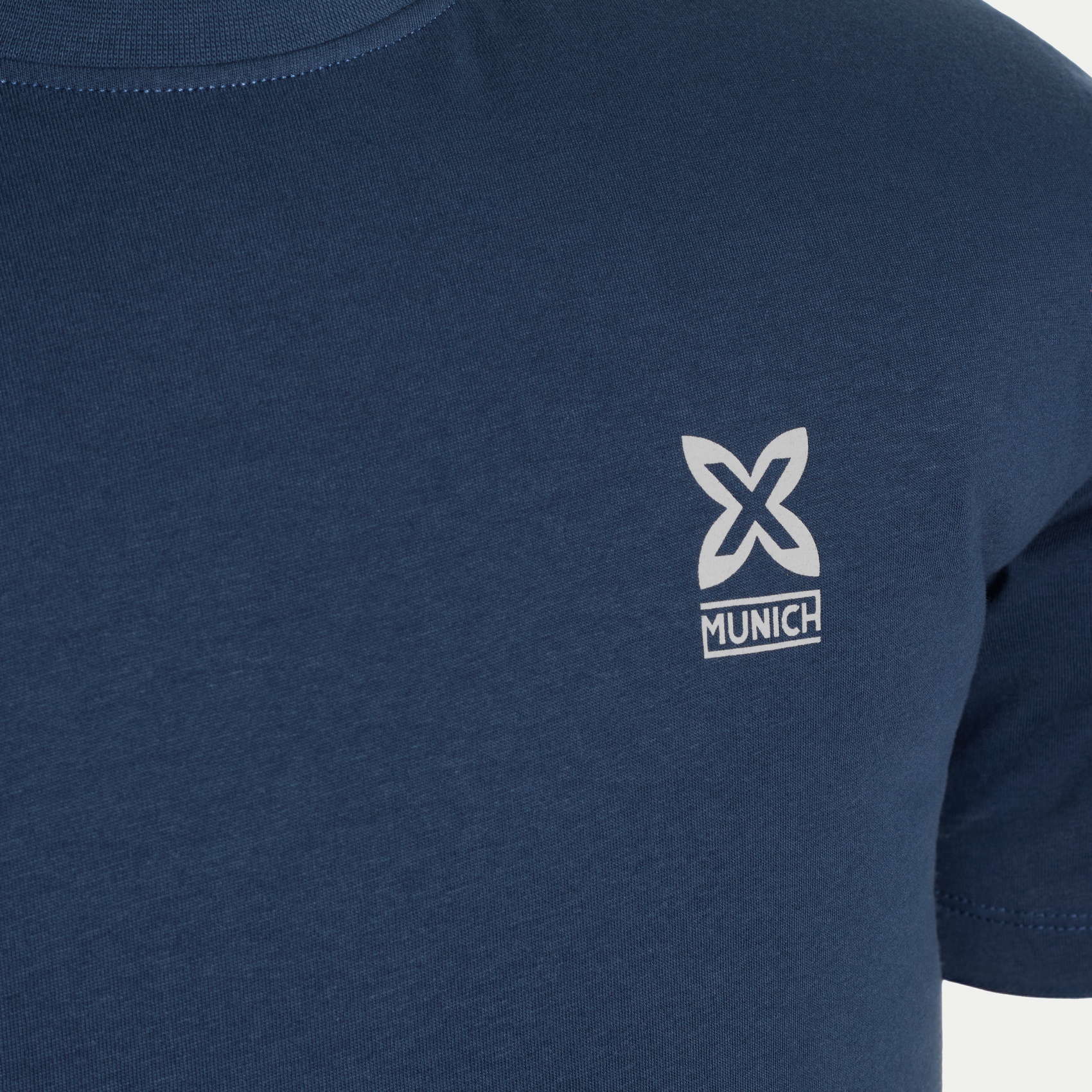 Camiseta MUNICH de algodón azul marino