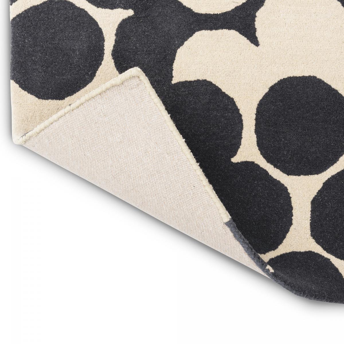 Tapis salon et chambre fait à la main en laine motif seventies