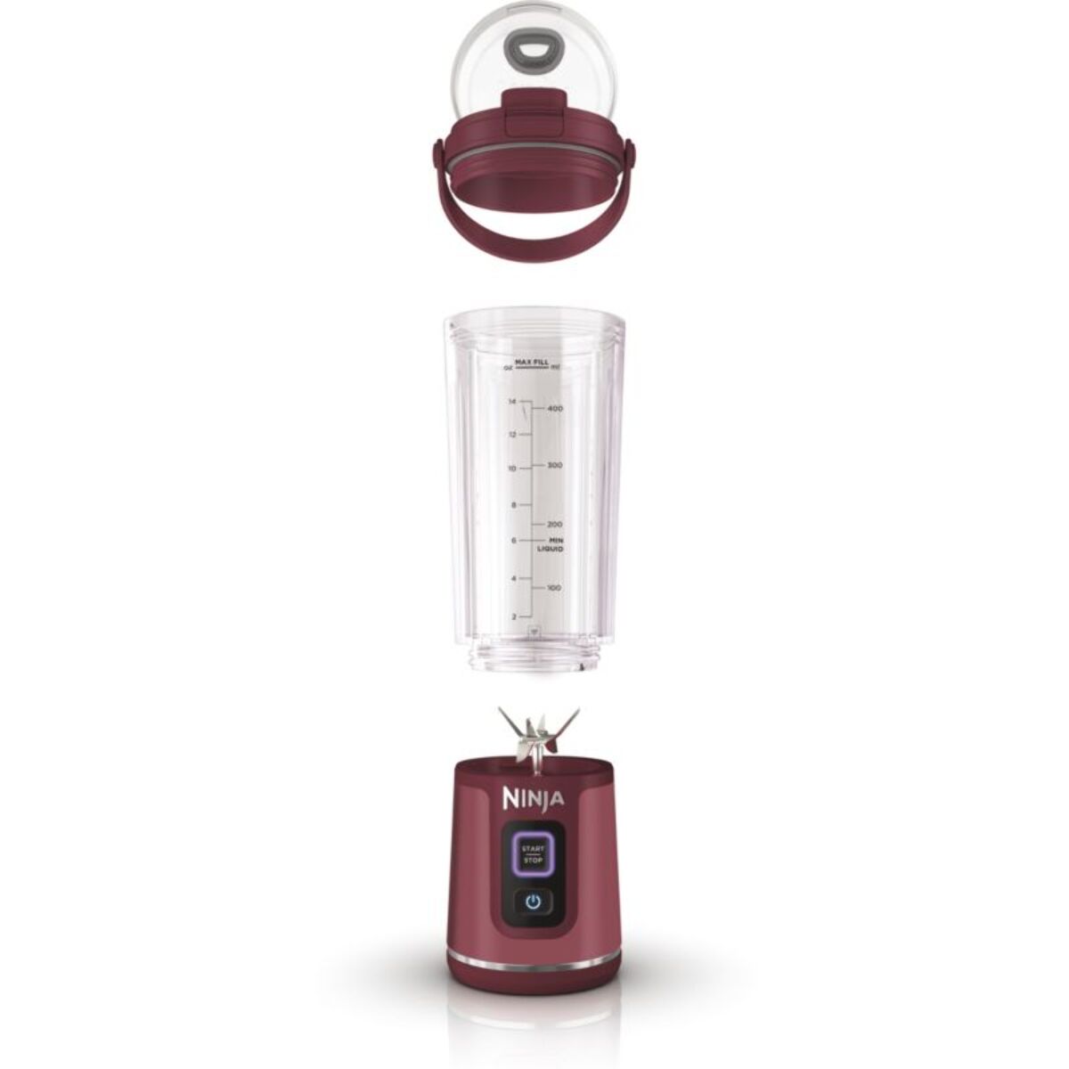 Blender NINJA blast BC151EUCR rouge sans fil