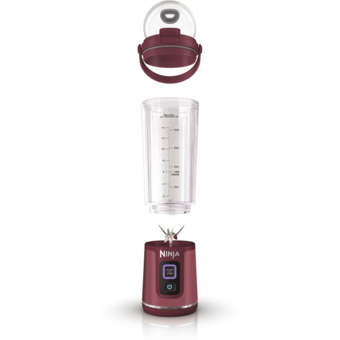 Blender NINJA blast BC151EUCR rouge sans fil