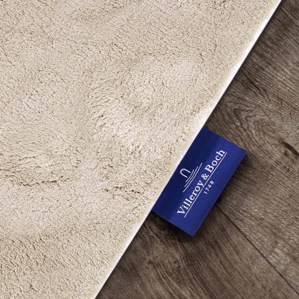 Tapis salon faux uni poils ras, tissé polyester confortable, anano