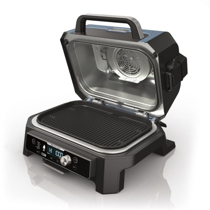 Barbecue électrique NINJA OG901EU Woodfire pro connect à poser, 44.5x26.5 cm