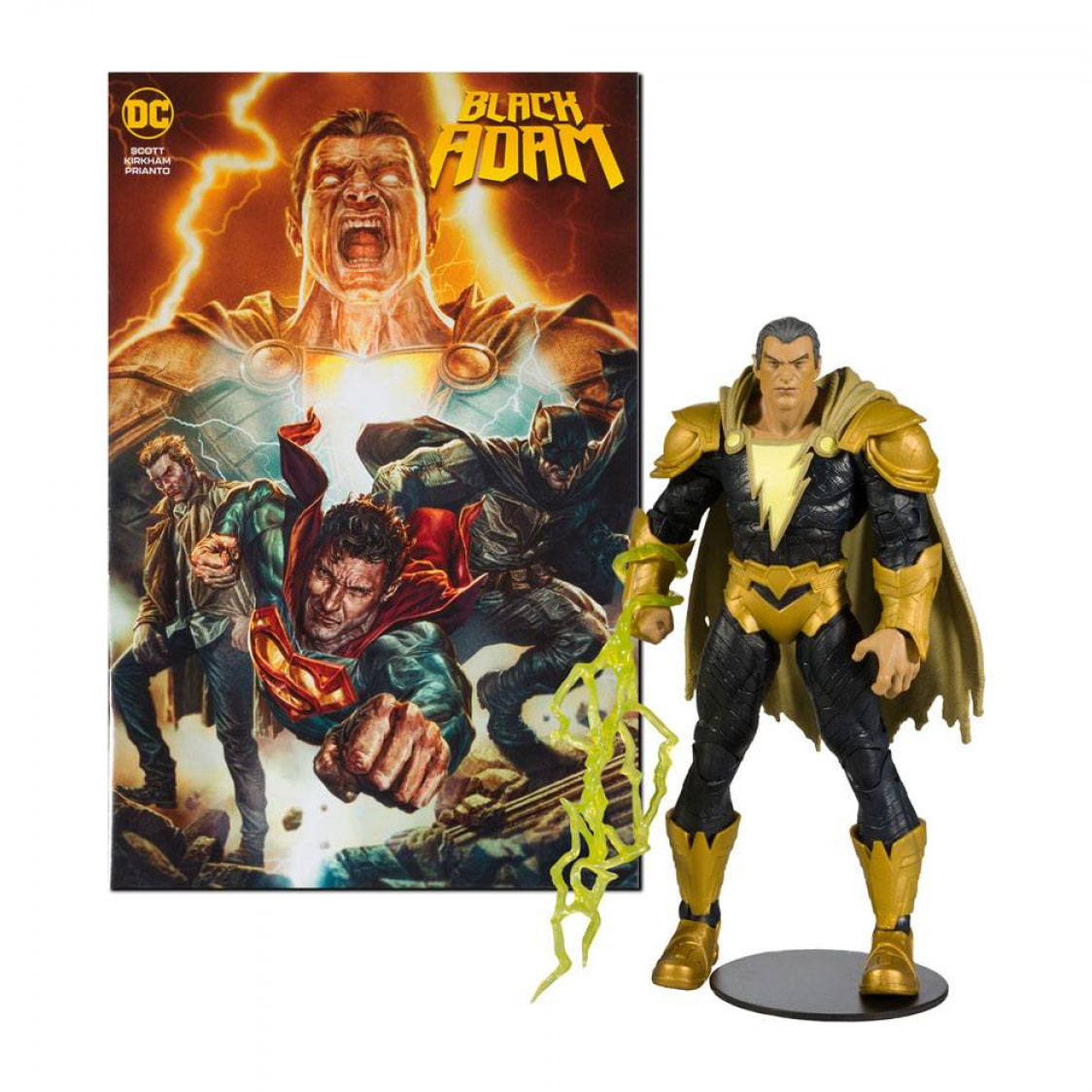 Dc Black Adam Page Punchers Action Figura Black Adam 18 Cm Mcfarlane Toys