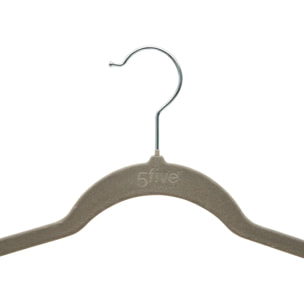 Lot de 20 cintres velours Hang'Up L.45cm