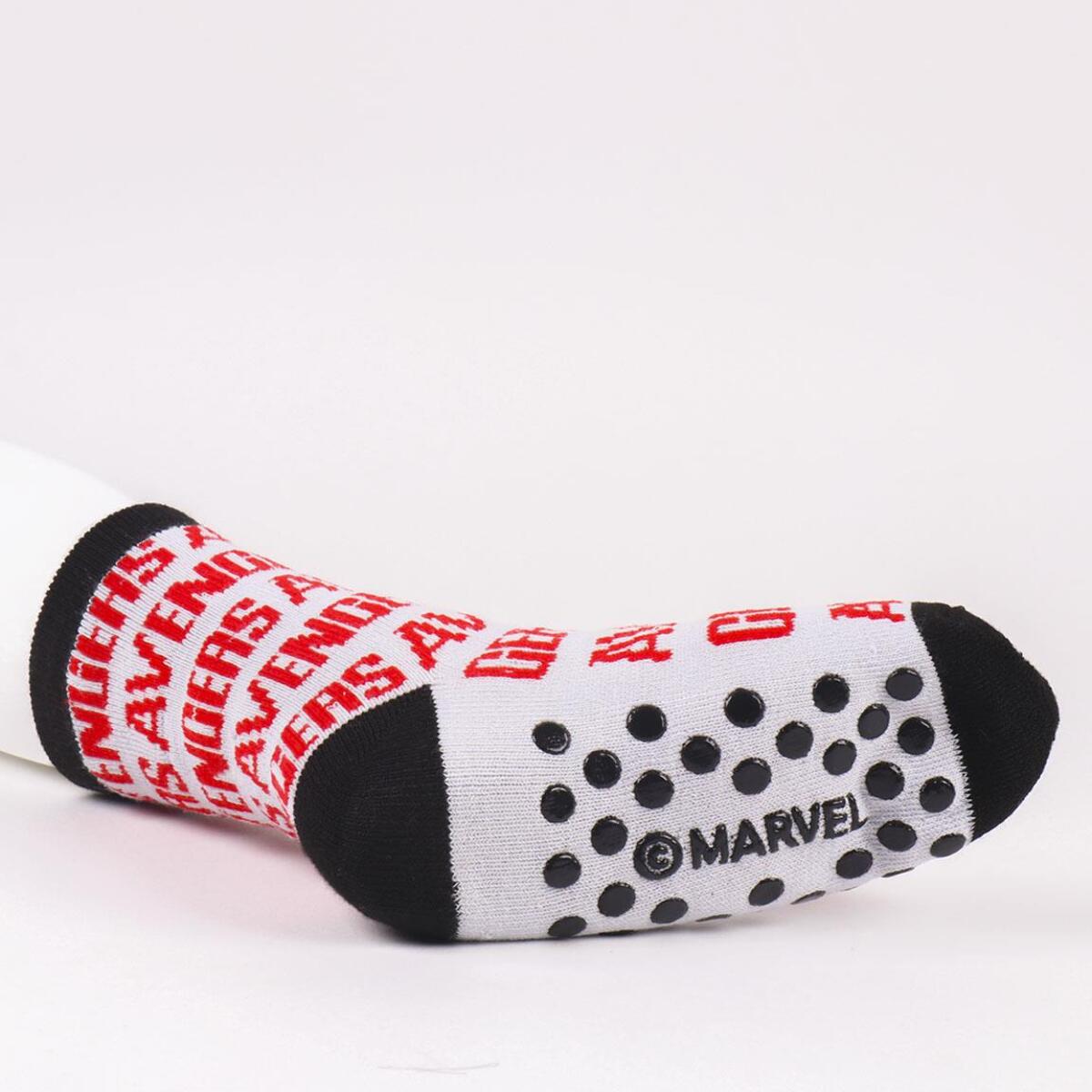 Calcetin Antideslizante Avengers - Multicolor - Talla 23-26