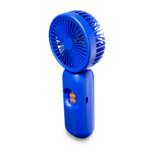 Ventilatore portatile FS04 con 3 velocità regolabili e batteria ricaricabile. Regolazione a 180°. Compatto, leggero e facile da trasportare.