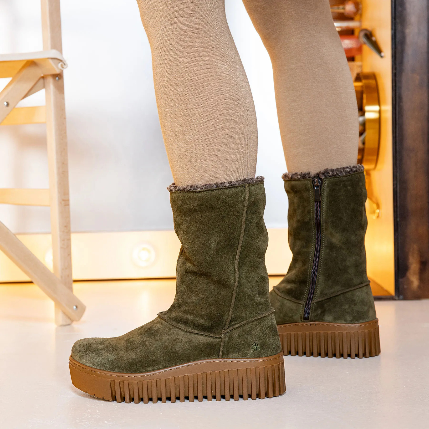 Botines 1511 SILK SUEDE ALPINE/BRIGHTON color Alpine