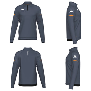 Felpe Kappa Uomo Player Ablas Pro 4 Grigio