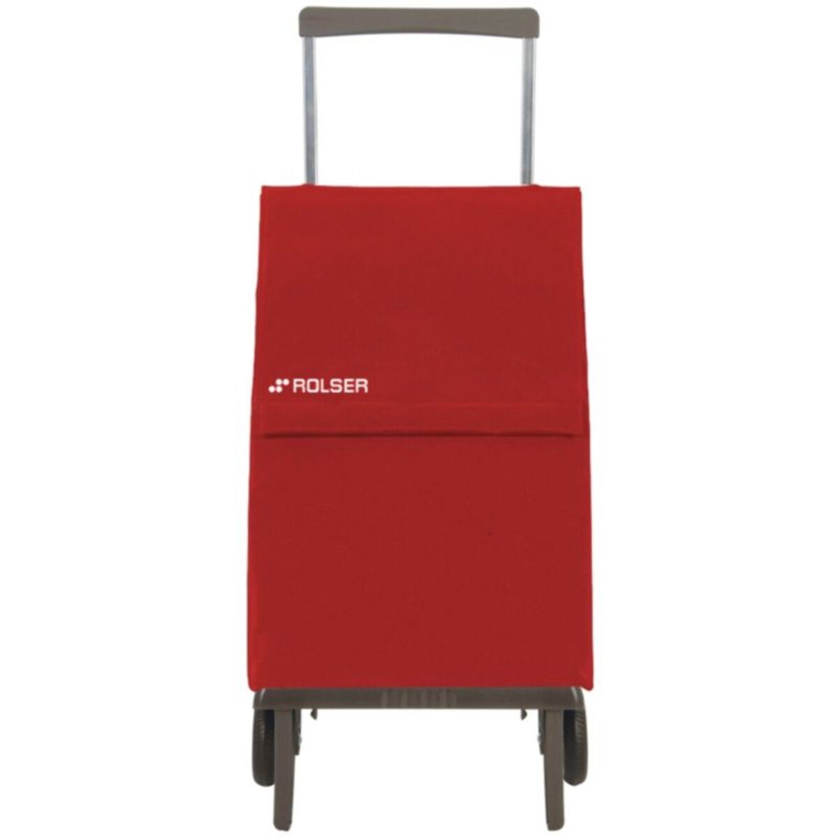 Chariot ROLSER de courses pliable rouge